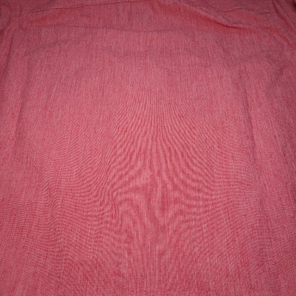 Hollister Mens Button Down Shirt Epic Flex Heather Red Medium Coastal Preppy - Picture 12 of 12